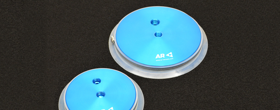  VZ suction cups in diameters Ø175 and Ø225, in silicone material.