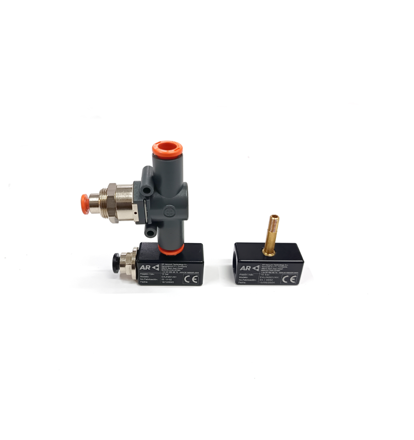 Inline vacuum ejectors